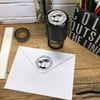 Personalized Round Self-Inking Rubber Stamp - Palm Trees