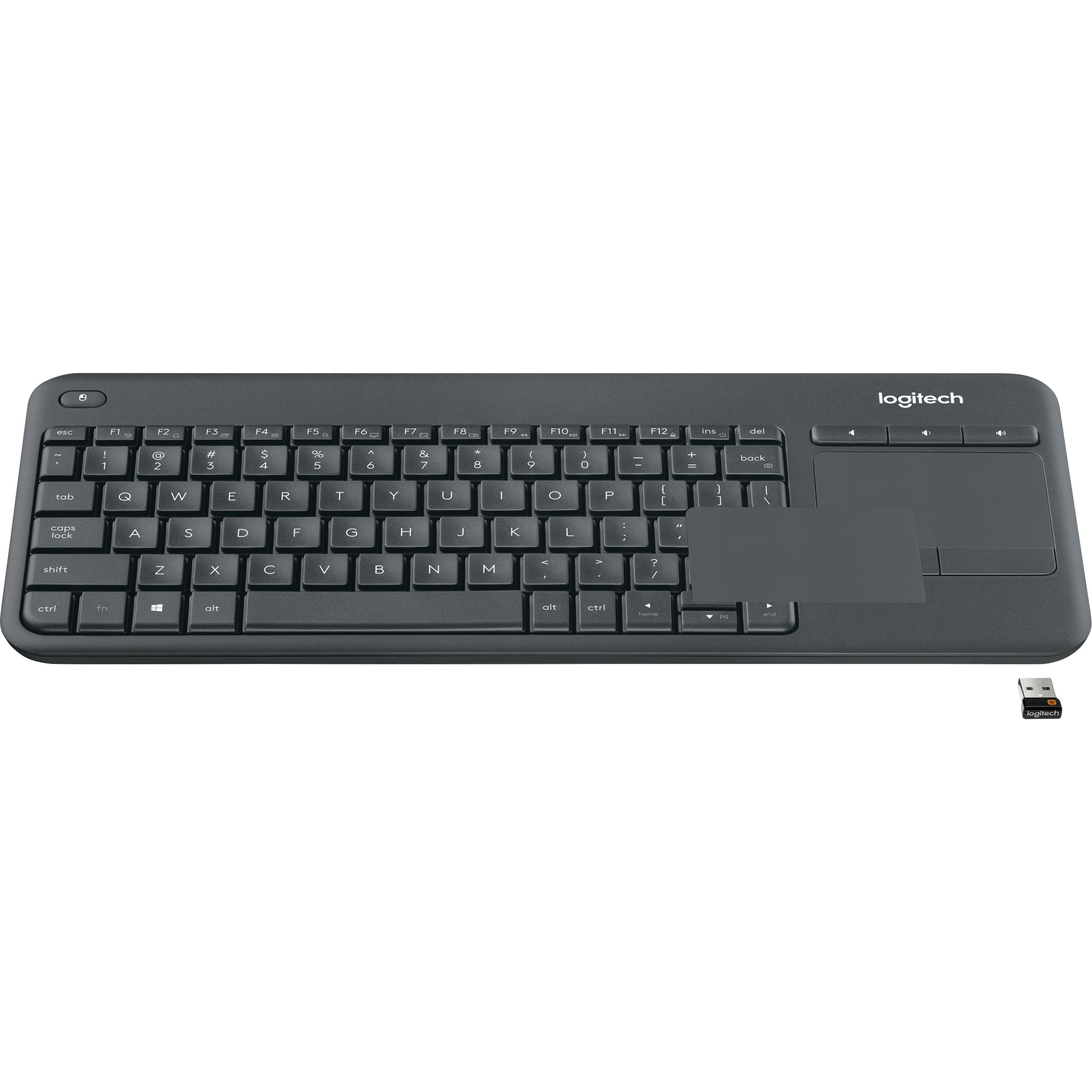 Ministerium stege den første Logitech K400 Professional Wireless Touch Keyboard - Walmart.com