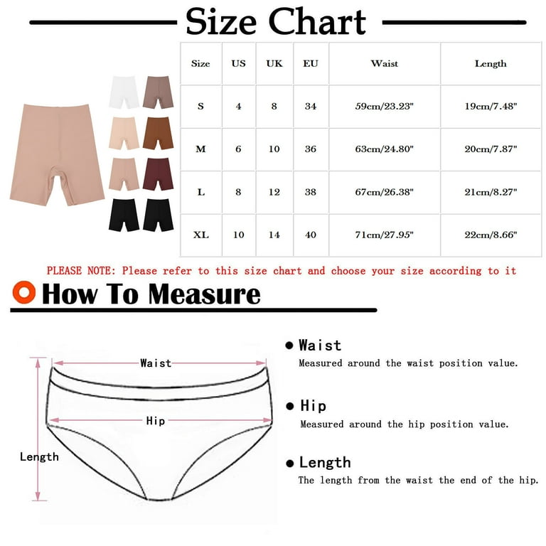 Qcmgmg Boy Shorts Underwear for Women High Waisted Seamless Anti Chafing  Panties for Women Pack Camel M 