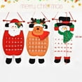thumbnail image 2 of Hanging Xmas Decorations Christmas Advent Calendar Santa Snowman Elk, 2 of 5
