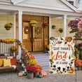 thumbnail image 7 of Sm:)e Give Thanks to The Lord Thanksgiving Garden Flag 12 x 18 Inch, Double-Sided Printing, Outdoor Welcome Decor for Yards, 7 of 7