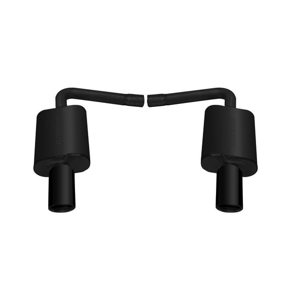 Gibson Performance Black Elite Axle Back Dual Exhaust System, Stainless Fits select: 2011-2018 FORD EXPLORER