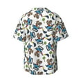 thumbnail image 7 of Kdxio Men's Hawaiian Shirt for Men Short Sleeve Shirt Funny Excavator Summer Casual Holiday Beach Button Down T-Shirts, 7 of 7