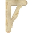 thumbnail image 3 of Ekena Millwork 4"W x 16"D x 24"H Funston Craftsman Rough Sawn Bracket, Douglas Fir, 3 of 4