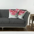 thumbnail image 7 of Ambesonne Saying Throw Pillow Cover 2 Pack, Watercolor Watermelon, 16", Pink Black, 7 of 7