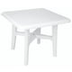 thumbnail image 2 of Mesa Cuadrada de Plástico de 90 x 90 cm con Cruceta Blanco FoodKeepers FKM-1, 2 of 2