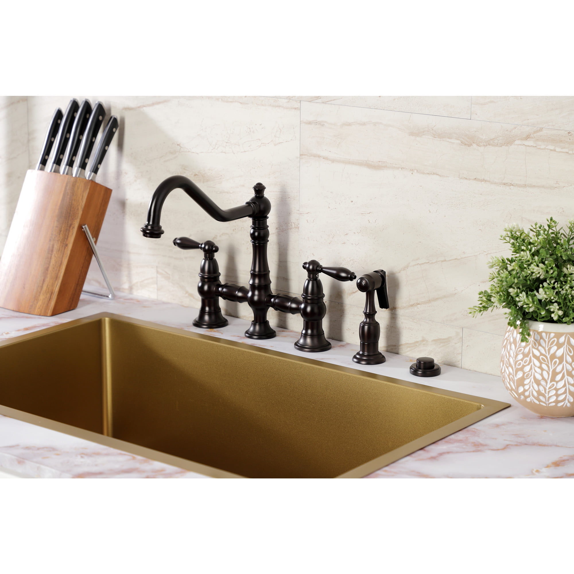 Kingston Brass KA215 Trimscape Disposal Air Switch Button in Oil Rubbed Bronze