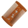 thumbnail image 2 of Lice Comb, Portable Wooden Fine Teeth Beard Comb  For Home Travel, 2 of 8