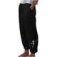 thumbnail image 1 of Gibobby pantalones de mujer Pantalones recortados para mujer Oficina Mujer Pantalones capri con bolsillos Pierna ancha Casual Pantalón Capris livianos (Negro, S), 1 of 5