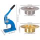 thumbnail image 3 of Yescom 19lb Heavy Duty #2 Die Grommets Hand Rivet Press Eyelet Grommet Machine Tabletop Punch Tool, 2600pcs Set Washer, 3 of 11