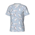 thumbnail image 3 of Rocae Rabbit Is Eating Carrots for Men's Moisture-Wicking Crew Tee - T-Shirt for Sports, Outdoor Activities, and Casual Wear3X-Large, 3 of 9