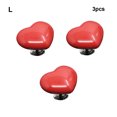 thumbnail image 2 of mmirethe 3pack/lot Bouton d'Armoire en Forme de Coeur et de Poisson Unique avec Bouton de Tiroir de Poignée d'Armoire Coloré Rouge Durable Grande Taille, 2 of 6