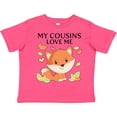 thumbnail image 3 of Inktastic My Cousins Love Me- Little Fox Boys or Girls Toddler T-Shirt, 3 of 5