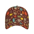 thumbnail image 2 of Daiia Retro Coffee print Baseball Cap Men Women Golf Dad Hat Adjustable Original Classic Low Profile Hat Unconstructed Plain Cap, 2 of 9