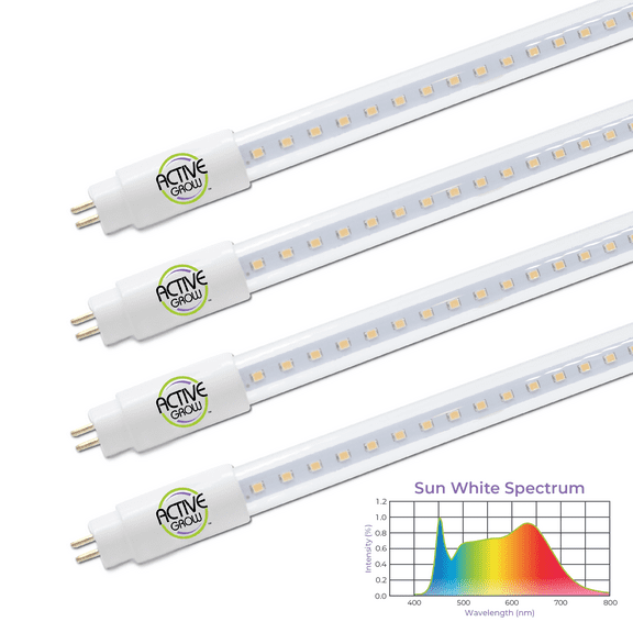 Active Grow 24W T5 HO 4FT Horticultural Lamp - Sun White Spectrum