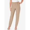 thumbnail image 2 of Roaman's Women's Plus Size Tall Classic Bend Over Pant, 2 of 6