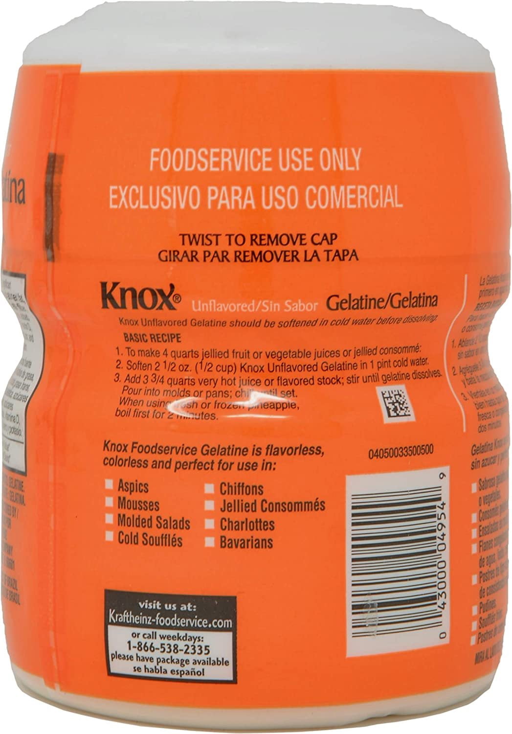 Knox Gelatin Powder Unflavored, 16 Ounce