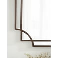 thumbnail image 7 of Kate and Laurel Minuette Traditional Wall Mirror, 18 x 24, Bronze, Decorative Farmhouse Mirror with Elegant Scalloped Interlocking Geometry With Slim Profile, 7 of 7