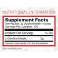 thumbnail image 3 of Citrulline Malate, Unflavored, 100 Servings, 3 of 3