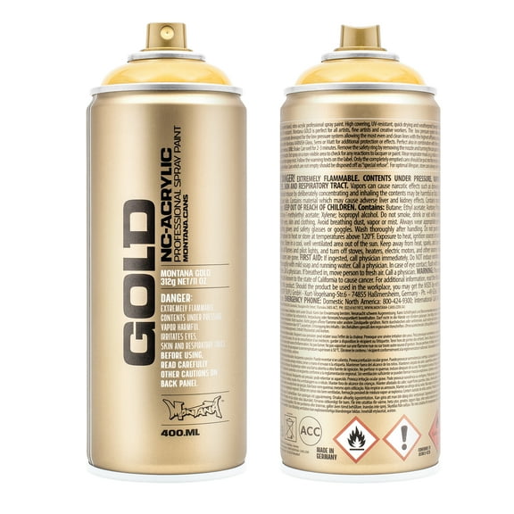 Montana GOLD 400 ml Spray Color, Transparent Yellow Cab