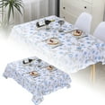 thumbnail image 1 of Tapis de Table en PEVA Élégant pour Formes Rondes et Rectangulaires Tapis Protecteur pour Meuble TV Table Basse et Espace de Vie Style Rond/rectangulaire Sans Couture avec Finition Polyéthylène Durable, 1 of 4