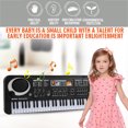 thumbnail image 1 of Juguete Musical Mic 61Key Piano Instrumento electrónico portátil Kid Keyboard Toy AMMAO MXZZ23418A2303, 1 of 2