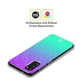 thumbnail image 2 of Head Case Designs Neon Rain Ombre Purple Aqua Soft Gel Case Compatible with Samsung Galaxy S21 Ultra 5G, 2 of 7