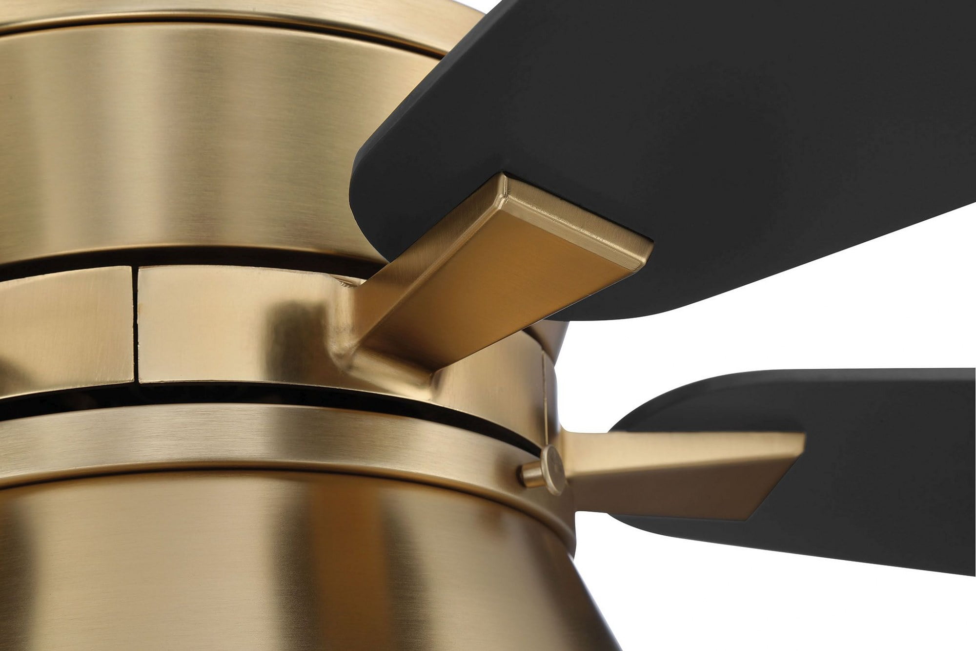 DMK52SB5 Craftmade Lighting Dominick - 5 Blade Ceiling Fan with Light Kit In Contemporary Style-17.17 Inches Tall and 52 Inches Wide-Satin Brass