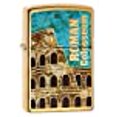 thumbnail image 3 of Zippo Roman Colosseum High Polish Brass Pocket Lighter, 3 of 5