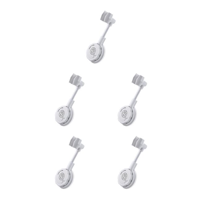 Soporte de ducha Advancent ventosa ajustable Desmontable Montado en la pared Blanco Gris