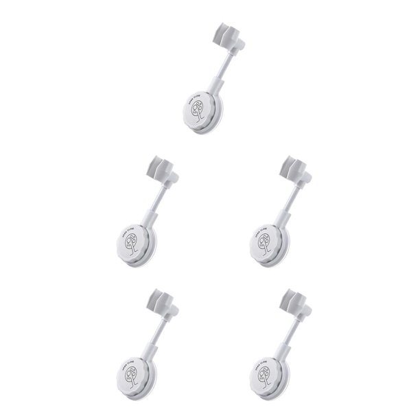 Naiovety Soporte de ducha ajustable Soporte de cabezal de ducha de baño universal Base de boquilla Soporte de ventosa, blanco Type2 NO2 Naiovety CBP017962