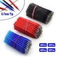 thumbnail image 1 of 20/30/40/50Pcs Set Erasable Gel Pen Refill 0.7mm Tip Color Ink Rod Replacement Office Writing Drawing Stationery Accessory 11cm 50Pcs Blue, 1 of 5