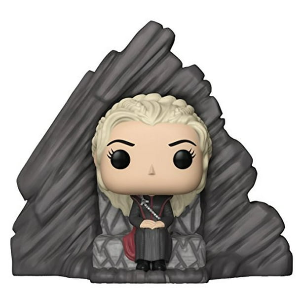 ¡Funko POP! Figura coleccionable de Ride: Game of Thrones Daenerys on Dragonstone Throne, Funko POP