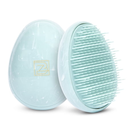 Mini Hair Brush and Scalp Massager - Travel Essentials Detangler Brush - Hair Brushes for Women/Men/Kids - Detangling Hair Care Brush for Dry or Wet Hair