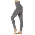 thumbnail image 2 of AXXD Yoga Pants for Women,Athletic Legging,Women Athletic Yoga Casual Stetch Shorts,Solid,High Waist Rise,Butt Lifting,Fast DryingDark Gray,S (US:4), 2 of 4
