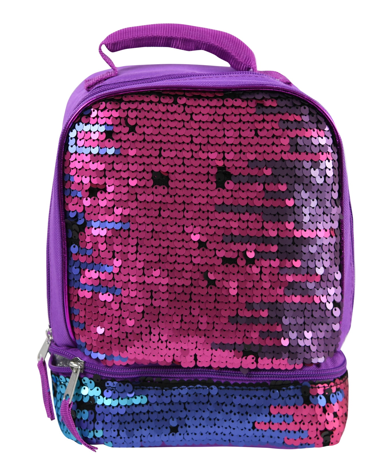 pink sequin lunch box