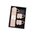 thumbnail image 1 of Injueey Frasco al vacío de acero inoxidable de 500ml, taza para escuela, Camping, senderismo, viajes, deportes al aire libre, botella de agua, taza Teteras Rosa con 2 tapas Injueey HA071835-08, 1 of 6