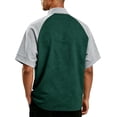 thumbnail image 4 of Mens Golf Baseball Pullover Waterproof Workout Cage Jacket Weather Resistant Short Sleeve 1/4 Zip Athletic Shirt, S, 4 of 5
