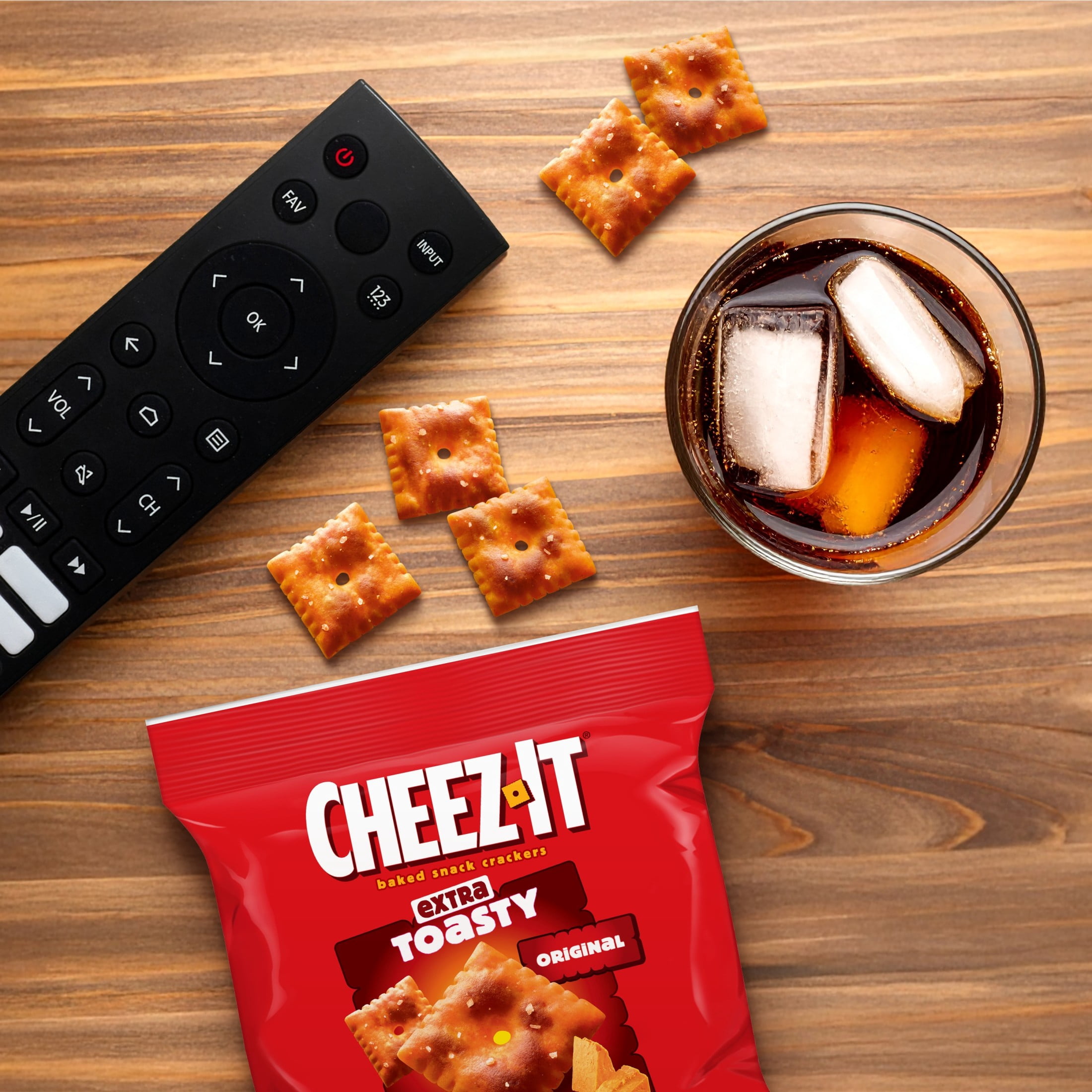 Cheez-It Extra Toasty Cheddar Jack Cheese Crackers, Baked Snack Crackers, 12.4 oz (Pack of 8)