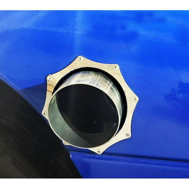 JEGS 31950 Exhaust Pipe Fender Exit Bezel For 3 in. Collectors 3 1/2 in