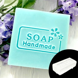 Soap Pure Soap Making Stamp Handmade Natural Soap Stamps Transparent  Acrylic Soap Seal Custom Fait Main Savon