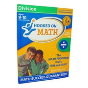 Hooked on Phonics Math Division for 3rd-5th Grade (Ages 9-10) - Includes 3 Audio CDs + 6 Sets of Flash Cards + Workbook