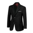 thumbnail image 2 of Boy's Black Suit Jacket Formal Suit for Wedding, 2 of 5