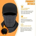 thumbnail image 2 of Ski Mask for Cold Weather Thermal Moisture Wicking Balaclava Neck Gaiter, 2 of 5