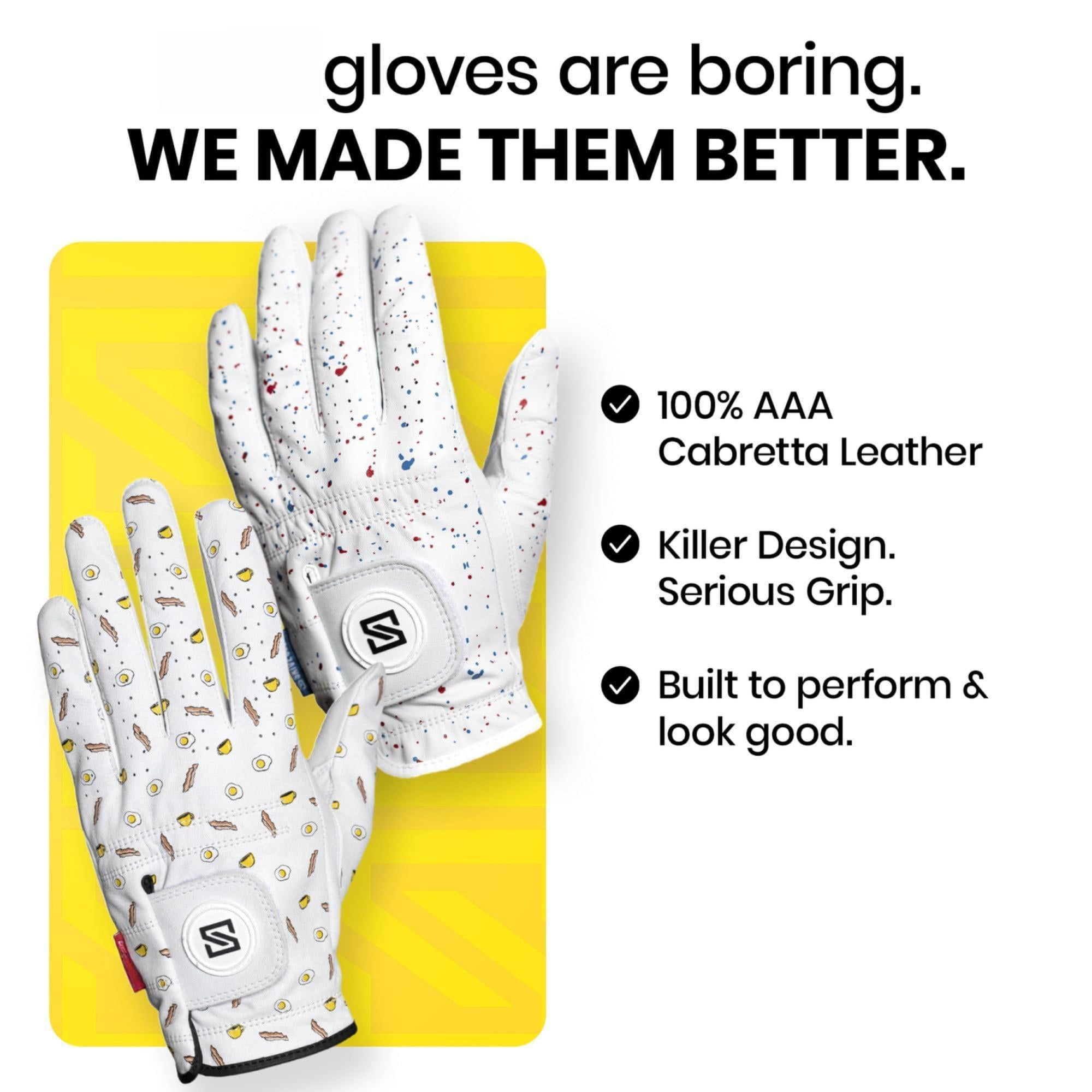 Golf Glove | Aaa Cabretta Leather Cool Gloves Men Serious Feel & Performance Mens Left Hand