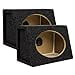 thumbnail image 3 of Set of Two 6x9 Slanted Angled Speaker Box Enclosure 1/2" MDF Charcoal RI Audio, 3 of 5