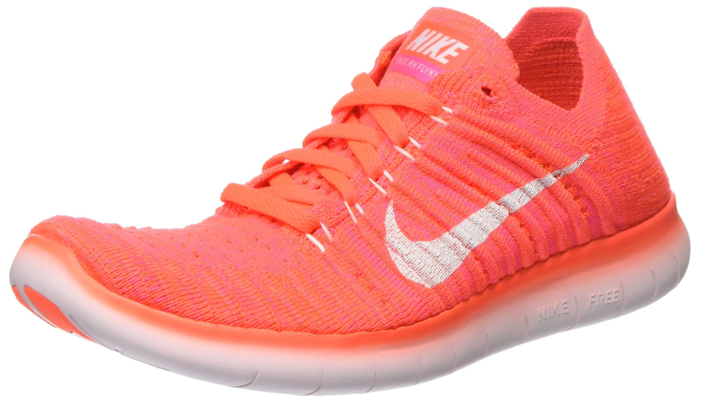 nike free run flyknit orange