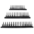 thumbnail image 1 of 3pcs Socket Organizer Tray Metric Socket Holder Heavy Duty Drive Socket Holder, 1 of 8