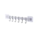 thumbnail image 2 of Inteprter Gancho para utensilios de cocina de trapo montado en la pared, colgador de toallas de ropa trasera multiusos, estante de almacenamiento Accesorios de baño Gris, 2 of 6