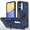 Blue, variant on Hotpom Phone Case for Galaxy A16 5G Military Grade Drop Shockproof Full Body Protection with 360° Rotating Stand and Car Mount Capability, Green